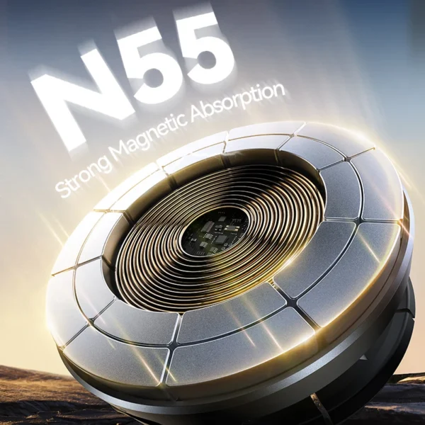 kf-S2cbd35b69fd847abb78d4e82bf5ebd3c8 Mobile Accessories N55 Strong Magnet 15W Wireless Charging 360°
