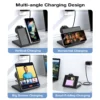 kf-S43e837b6334e405387cf7e48bce8fec2s Handheld Accessories 3 in 1 Foldable Wireless Charger for Samsung S24/S23