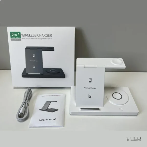 kf-S508220e12e11430ea0a2579c53e74282e Personal Accessories Fast Wireless Charger 3 in 1