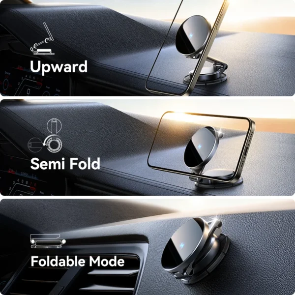 kf-S5bcd80723c8f44f7a4712db11aa7ff9d2 Mobile Accessories N55 Strong Magnet 15W Wireless Charging 360°