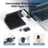 kf-S7f36ebfc61764d42920ed21a65eca71a5 Handheld Accessories 3 in 1 Foldable Wireless Charger for Samsung S24/S23