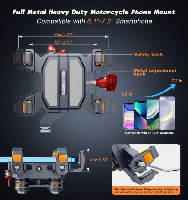 kf-Sef741a9e16ec4bbb92aa44daa6b0e6ec6 Handheld Accessories High-Speed Secure Lock for 6"-7.2" Phone