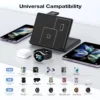 kf-Sffe5ec46923d437bab78a436ac2db64cW Handheld Accessories 3 in 1 Foldable Wireless Charger for Samsung S24/S23
